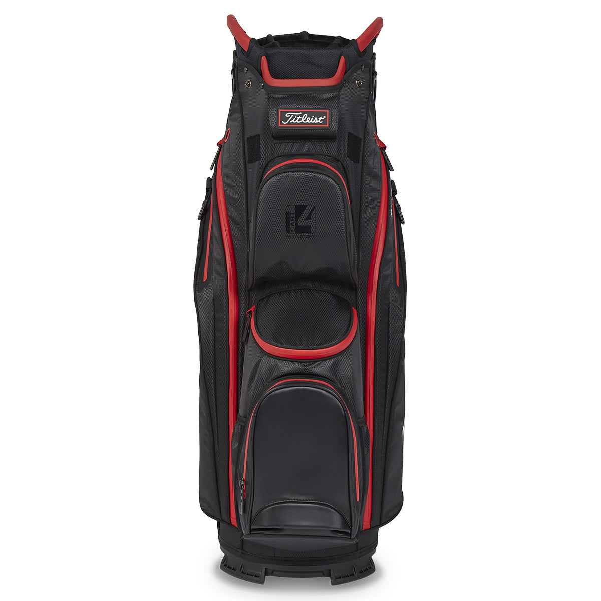 Titleist Cart 14 Golf Cart Bag - Black / Black / Red